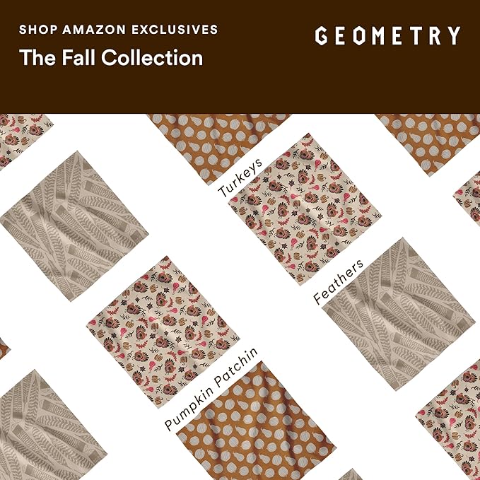 GEOMETRY Cloth Dinner Napkins - Quick-Dry, Ultra-Absorbent, Reusable Cloth Napkins for Dining & Entertaining - Mate 19" x 19" (6 Pack)