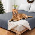 CYCMACO Waterproof Dog Bed Cover, Non-Slip Dog Blanket for Couch, Couch Covers for Dogs Washable, Pet Blanket for Furniture, Pet Bed Mat for Sofa, Car, Pet Supplies (82x102 Inch, Dark Grey)