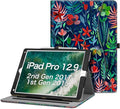 Fintie Multi-Angle Case, 2017/2015 iPad Pro 12.9 inch (Old Model) 1st & 2nd Gen Case - [Corner Protection] Folio Stand Cover with Pencil Holder & Pocket, Auto Wake/Sleep, Jungle Night