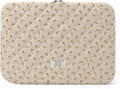 Puffy Laptop Sleeve 13-15.6 Inch Cute Quilted Laptop Protective Case Padded Floral Computer Sleeve for MacBook (A-Yellow, 15 Inch)