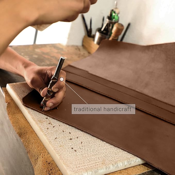 hecho. Leather Case with Pencil Holder Fernando for iPad mini 1-6 Case (2012-2021) - Handmade & Fair Trade (iPad mini 6 Case with Pencil Holder, Sleeve, Cover, Bag, Skin, Pouch)
