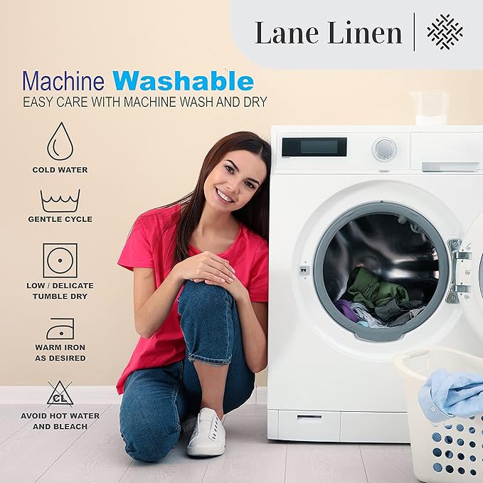 LANE LINEN Twin Size Sheet Set – 450 Thread Count Soft & Cooling Sateen Weave, 100% Cotton Bedding Sheets & Pillowcases, 15” Deep Pocket Fully Elasticized Fitted Sheet, Premium Hotel Quality, Taupe