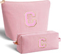 Btffitting Customized Mothers Day Gifts - Birthday Gift for Mom,Gifts From Daughter,Mother in Law Gifts,Mama Gift Idea,Makeup Bag Set Cosmetic Bag - Peach,C