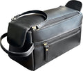 Rustic Town Leather Wash Bag for Men - Travel Toiletry Bag - Shaving Dopp Kit Toiletries Organizer - Leather Makeup Bag for Women