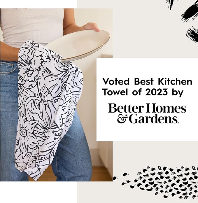 GEOMETRY Bar Towels for Kitchen Premium Towels for Cleaning Dishes & Glassware - Absorbent & Fast Drying Kitchen Towels - Gradient Star, 12" x 14" - 1-Piece