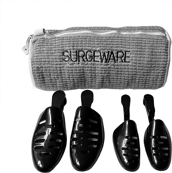 SURGEWARE Washing Machine Shoe Bags 2 PCS - Keep Your Shoes Clean & Protected - Durable Fiber Material - Reusable, Lightweight, and Convenient for Easy Laundry Washing & Drying
