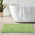 C23 Luxury 2200 GSM Heavyweight Bath Mat | 100% Tufted Cotton | 20"x32" Sage Green Thick & Plush Bathroom Rug | Ultra-Absorbent, Quick Dry, Anti-Slip Natural Latex Back, Machine Washable, 1 Piece