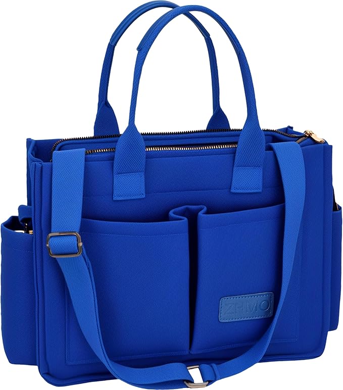 ZHMO Canvas Tote Bag for Women,Women's Bags Crossbody Bags Work Laptop Tote Bag Large Handbags Purse for Travel Nurse Teacher