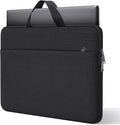 17 17.3 inch Laptop Sleeve Case for 2025 HP 17 inch Touchscreen Computer, HP Envy/Pavilion, Shockproof-Padded Notebook Travel Carrying Laptop Bag with Accessory Pockets, Black
