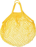 MECCANIXITY Cotton Mesh Bag Reusable Washable Mesh Net String Grocery Bags Organizer for Fruits Vegetables Shopping