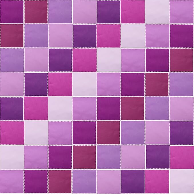 Hanjunzhao 40Pcs Layer Cakes 10 inch Squares for Quilting - Layer Cake Fabric for Quilting 10 inch - Pre-Cuts 10" Squares Fabric Bundles for Sewing, Patchwork, and DIY Crafts - Solid Purple