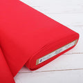 Threadart Linen Fabric by The Yard - Premium Cotton Linen Fabric for Embroidery, Cross Stitch, Apparel, Canvas, Home Décor- 55" Width - Red