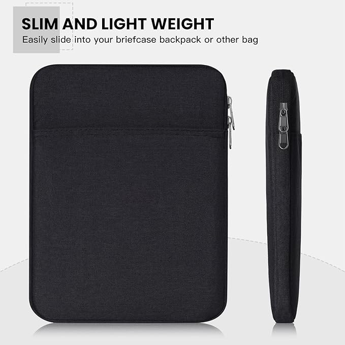 12-13 inch Tablet Sleeve for 2025 Microsoft Surface Pro 2-in-1 Laptop/Tablet 12", Pro 11th Copilot+PC, Surface Pro X/10/9 with Signature Keyboard/X Keyboard, Shockproof Case Bag