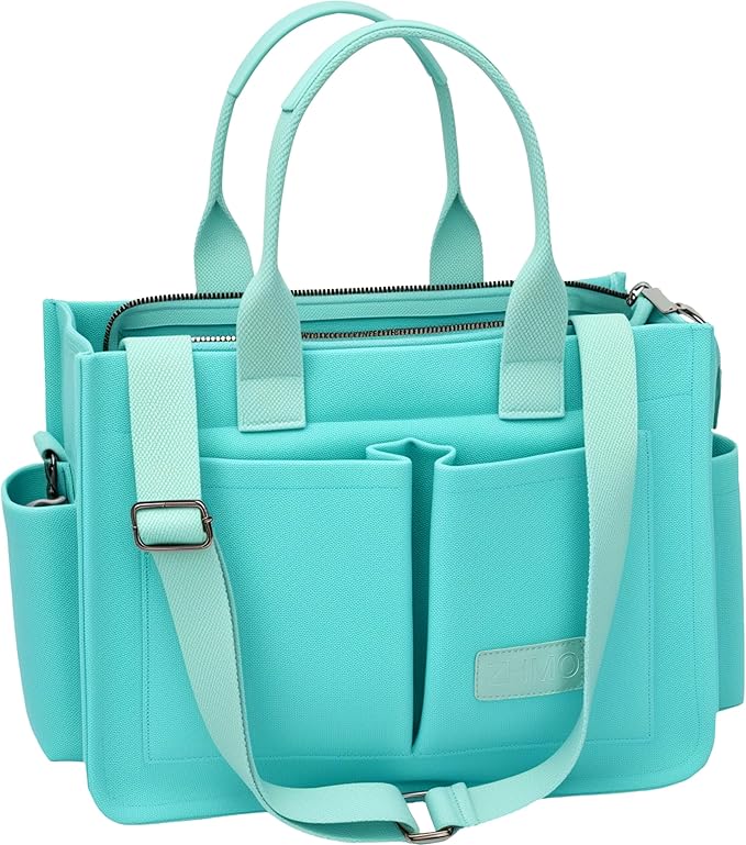 ZHMO Canvas Tote Bag for Women,Women's Bags Crossbody Bags Work Laptop Tote Bag Large Handbags Purse for Travel Nurse Teacher