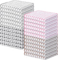 Kitinjoy Cotton 24 Pack Terry Kitchen Dish Cloths, 12 x 12 Inches Super Soft and Absorbent Dish Rags, Quick Drying Dish Towels for Washing Dishes, Mix Color