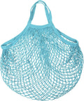 MECCANIXITY Cotton Mesh Bag Reusable Washable Mesh Net String Grocery Bags Organizer for Fruits Vegetables Shopping