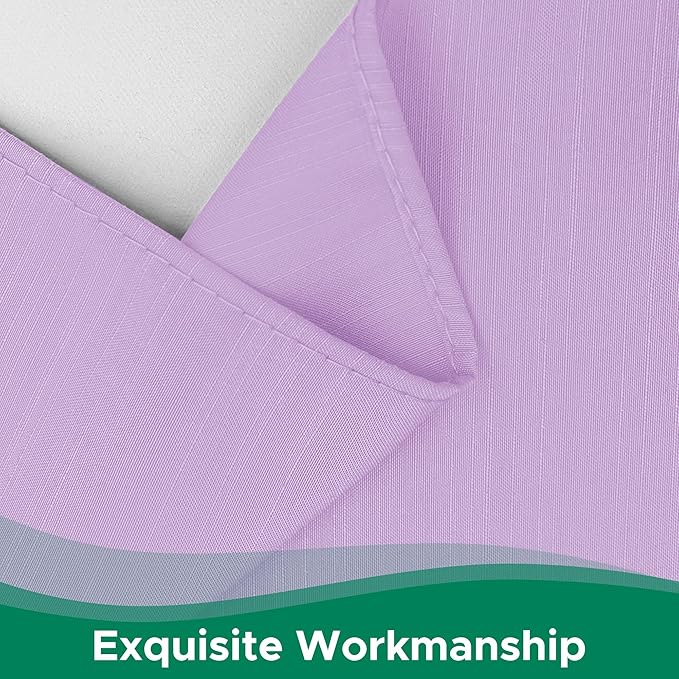 Biscaynebay Wrap Around Bed Skirts with Adjustable Belts for Full & Full XL Beds 15" Drop, Violet Elastic Dust Ruffles Silky Luxrious Fabric Machine Washable