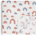 HECCEI Muslin Swaddle Blanket - Large Baby Muslin Blanket 47 x 47 inches, Breathable & Soft Gender Neutral Receiving Blanket for Newborn Boys and Girls, Rounded Arches