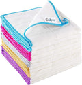 TSKECN 10-Piece Kitchen Dish Cloths Set, Reusable and Highly Absorbent Dishcloth Towels for Kitchens, Bathrooms and Cleaning Counters.
