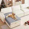 CYCMACO Waterproof Dog Bed Cover, Non-Slip Dog Blanket for Couch, Couch Covers for Dogs Washable, Pet Blanket for Furniture, Pet Bed Mat for Sofa, Car, Pet Supplies (40x50 Inch, Light Grey)