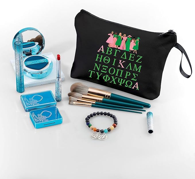 ARIOSEY Big Little Sorority Cool Gifts for Female Friend Gift Ideas for Women Birthday Make Up Bags for Women