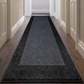 DOMUSTEX Machine Washable Runner Rug 32" x 96", Non Slip Kitchen Mat for Floor, Absorbent Entryway Rug for Kitchen, Bedroom, Living Room, Hallway, Door (Roll Packing)