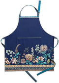 Maison d' Hermine 100% Cotton Apron for women with Pocket Kitchen Chef Apron for Men Cooking Gardening Server Waitress