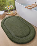Color&Geometry Green Bathroom Rugs, Non Slip, Absorbent, Soft, Washable, Thick Bath Mat, 19"x31" Small Bath Rug Bath Mats for Bathroom Floor, Shower, Sink, Vanity