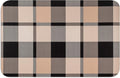 DogBuddy Dog Food Mat - Waterproof Dog Mat for Food and Water, Ultra Absorbent Bowl Placemat for Dogs, Nonslip Pet Feeding Mats, Machine Washable Dogs Mats for Floors (Small, Checkered)
