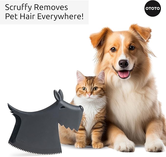 OTOTO NEW Scruffy Pet Hair Remover - Gifts for Dog Lovers, Dog Accessories, Pet Hair Removal Tool