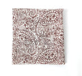 Linen Rayon Blend Fabric by The Linen Lab – Lightweight, Soft, Pre-Washed Material for Sewing, Clothing, Crafts & DIY (1 Yard pre Cut, Paisley Brown with Subtle Wrinkle Effect)