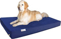 Dogbed4less Orthopedic Dog Bed with Memory Foam for Pet, Waterproof Liner with Durable Nylon Blue External Cover and Bonus Antislip Duvet (Ballistic in Blue, Extra Extra Large 55" Length X 47" Width)