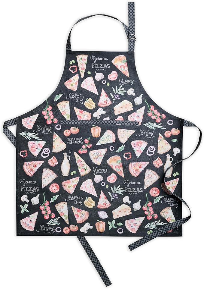 Maison d' Hermine 100% Cotton Apron for women with Pocket Kitchen Chef Apron for Men Cooking Gardening Server Waitress