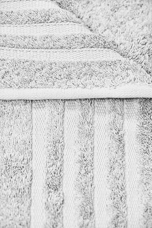 Texmpire Luxury Bath Sheets, 2 Piece Extra Large Bath Sheets (40x65 Inches), Highly Absorbent, Quick Dry, Premium, and Plush Bath Sheets, 100% Organic Turkish Cotton Towels for Bathroom (Grey)