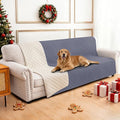CYCMACO Waterproof Couch Covers for Pets, Waterproof Dog Bed Cover, Anti-Slip Soft Dog Blankets, Couch Cover for Dogs Washable, Pet Blanket for Puppy Large Dogs Cat (68x82 Inch, Grey Blue)