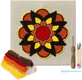Complete Punch Needle Kit for Beginners & Adults – DIY Embroidery Punch Stitching Kit with Yarn, Canvas, and Tools – Perfect for Relaxation, Home Décor, Art, & Holiday Crafts