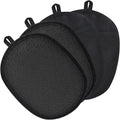 4Pack Pot Holders and Oven Mitts for Kitchen Heat Resistant Hot Mitts Pads Silicone Anti-scalding Cooking, Baking Black