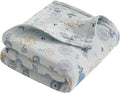 NTBAY 4 Layer Muslin Cotton Toddler Blanket, 42x60 Soft and Breathable Receiving for Newborns and Infants, Perfect for Crib, Stroller, Travel, Lightweight Nursery Blanket, Rustic Bloom