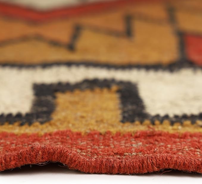 Klim Wool Jute Rug – Handwoven Elegance and Durability (Design 17)