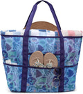 F-color Mesh Beach Bag Family - Large Tote Bag for Cruise Pool Toys Beach Vacation Essentials