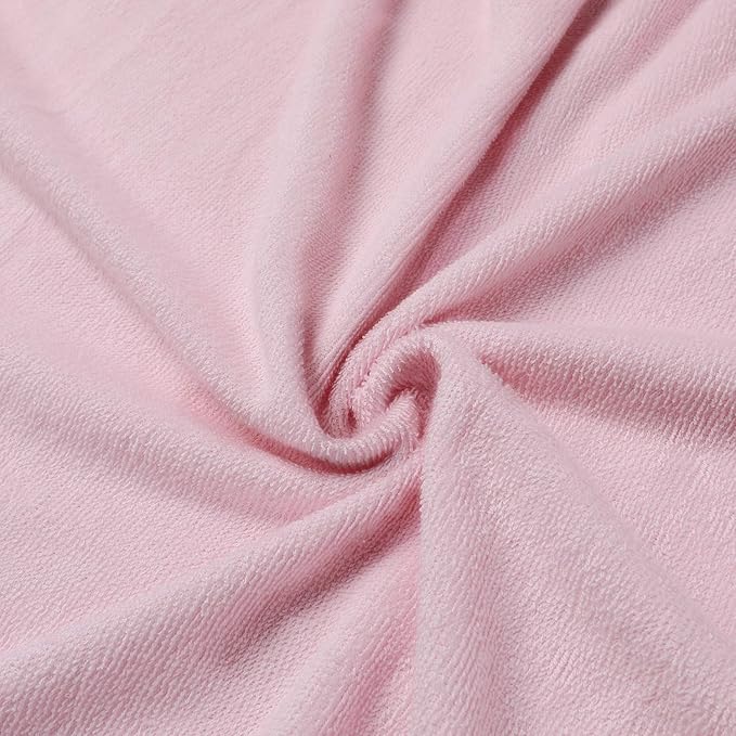 SIORO Women Bath Towel Wrap Robe, Soft Cotton Terry Spa Cloth, Plush Adjustable Closure for Shower, Travel, Pool, Gym