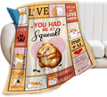 Hamster Blanket Hamster Throw Blanket Soft Fleece Flannel Bedding Gifts for Men Boys Women Girls Lovers Adults Stuff Plush for Couch Sofa Bed Room Decor 50"X60"
