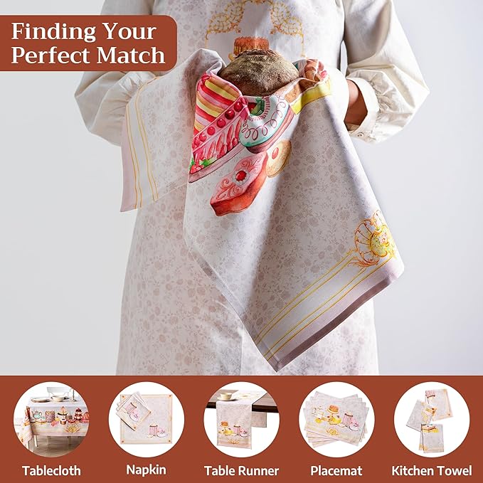 Maison d' Hermine 100% Cotton Apron for women with Pocket Kitchen Chef Apron for Men Cooking Gardening Server Waitress
