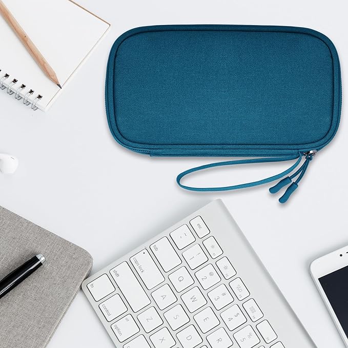 Lacdo USB Flash Drive Case Thumb Drive Holder Case Organizer Portable Electronic Accessories Storage Bag for SanDisk/SamData/Samsung USB Flash Drives Jump Drive Memory Stick, SD Card, Cable, Green