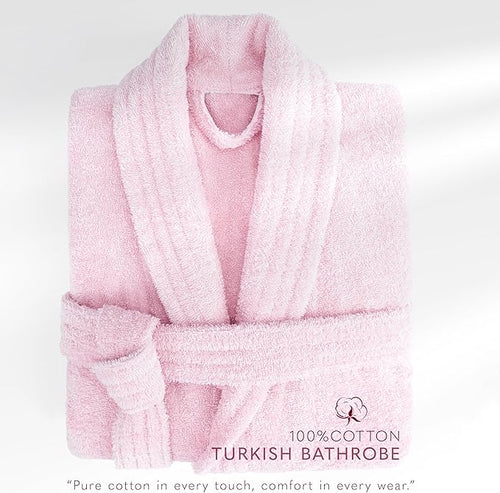 American Soft Linen Women’s 100% Cotton Terry Bathrobe – Soft, Absorbent, Quick Dry Turkish Robes for Women Quality Housecoat