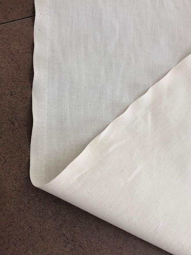 AK Trading CO. 60" Wide Natural Muslin, 100% Cotton Fabric, Unbleached 100 Yards (AK-MUSYDS)