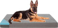 GOHOO PET Orthopedic Memory Foam Dog Bed for Large Dogs, Cooling Dog Beds -Waterproof Pet Bed Mats for Crate with Removable Washable Cover,Ideal for Arthritic Dogs (47inch,110Lbs)
