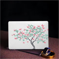 BYCeKe Cute Clear Print Case for MacBook Air 13 inch 2025-2022 M4 A3240 M3 A3113 M2 A2681,for Mac Air13 M4 Sturdy Pattern Plastic Hard Shell&Keyboard Cover for MacBook Air 13.6 Cases,Butterfly Tree