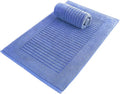 Classic Turkish Towels CTT - 2 Piece Bathroom Rugs Set, 100% Cotton Bath Mats, Comfy & Highly Absorbent Bathroom Floor Mats, Machine Washable | 20"x32" (Royal Blue)