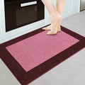 DOMUSTEX Machine Washable Throw Rug 24" x 36", Non Slip Kitchen Mat for Floor, Absorbent Entryway Rug for Kitchen, Bathroom, Door
